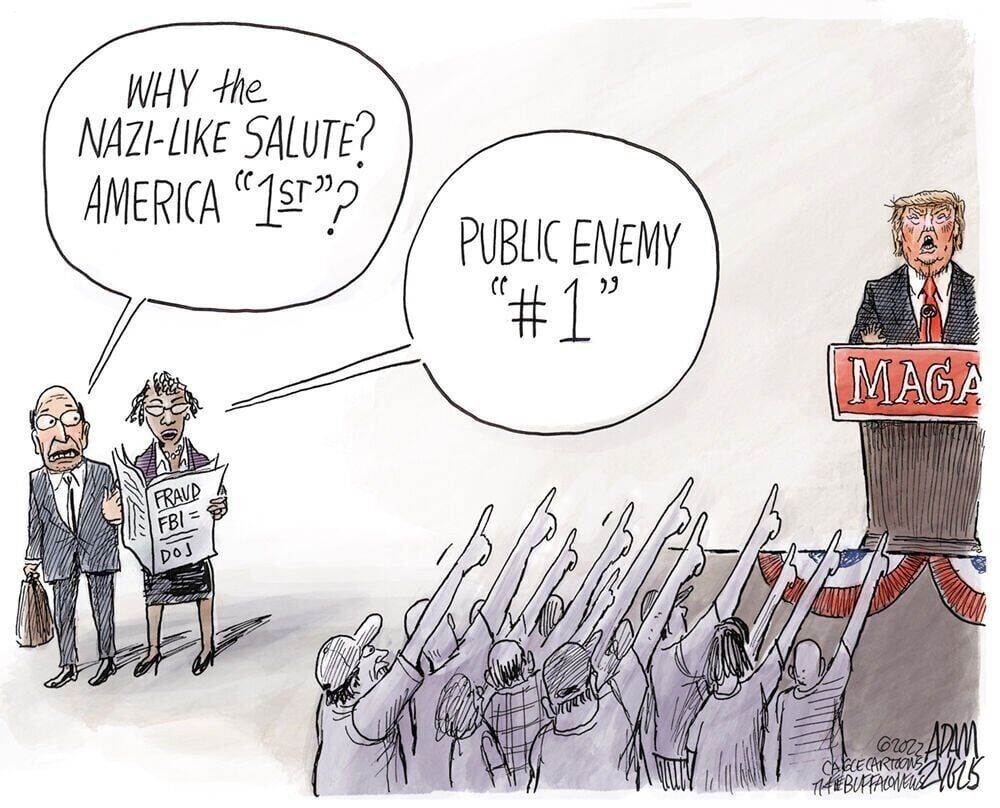 QAnon salute